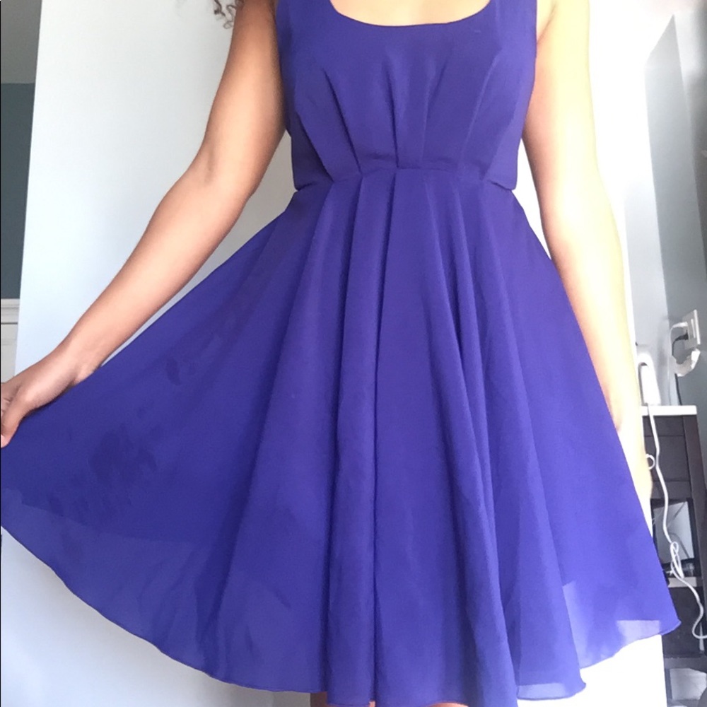 Royal Blue Navy Blue Dress